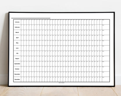 DayByLife Perpetual Year Calendar (Bulk Business Buy)