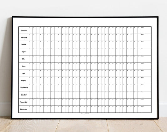 DayByLife Perpetual Year Calendar